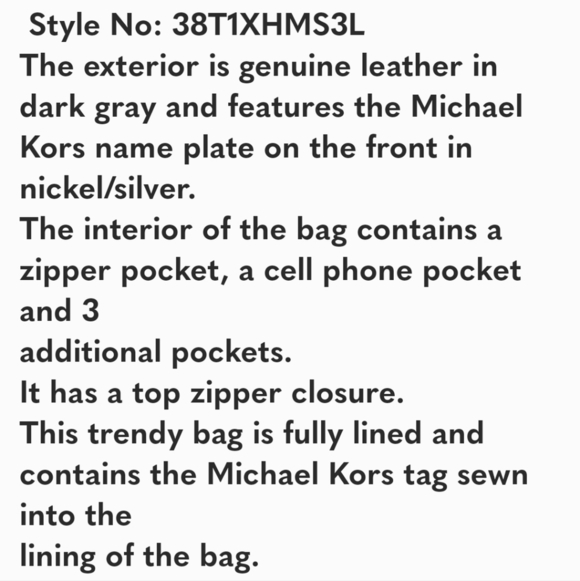 Authentic Michael Kors Genuine Leather Hamilton Weekender Bag TSA Travel Tote - Picture 8 of 15